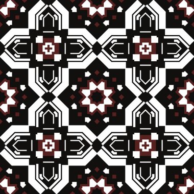 geometrik şekilli soyut süsler arka plan 