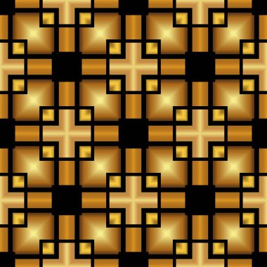 Soyut modern geometrik altın desenli arka plan