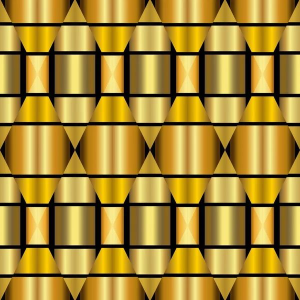 Abstrakcyjny Nowoczesny Geometryczny Złoty Wzór Tła — Zdjęcie stockowe