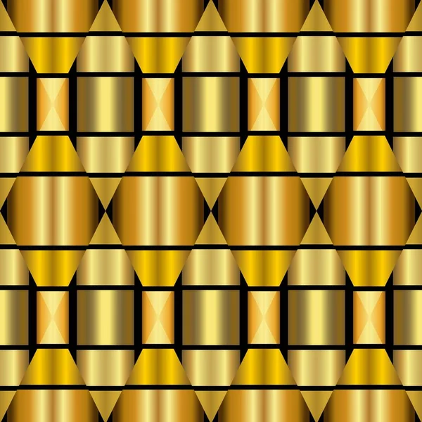 Abstrato Moderno Geométrico Dourado Fundo Modelado — Fotografia de Stock