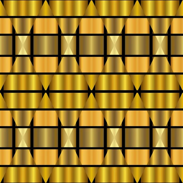 Abstrakte Moderne Geometrische Goldene Gemusterten Hintergrund — Stockfoto