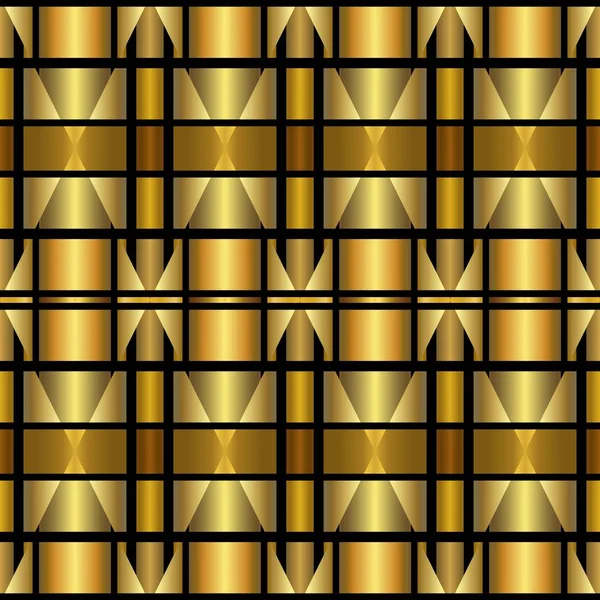 Abstrakt Modern Geometrisk Guldmönstrad Bakgrund — Stockfoto