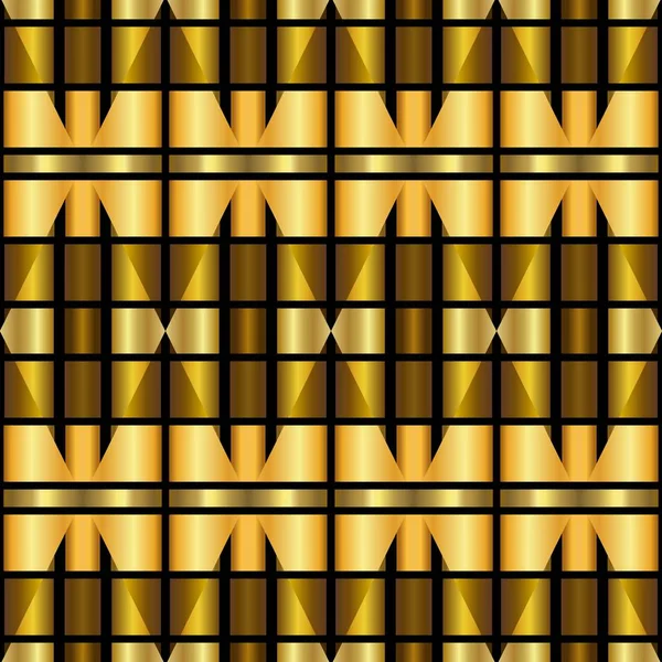 Abstrakte Moderne Geometrische Goldene Gemusterten Hintergrund — Stockfoto