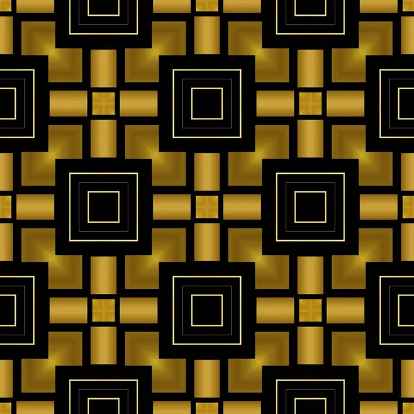 Abstract Modern Geometrical Golden Patterned Background — Stock Photo, Image