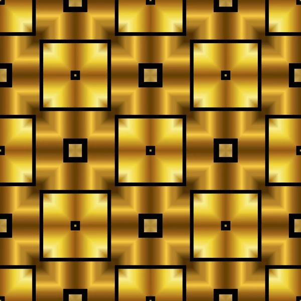 Abstrakte Moderne Geometrische Goldene Gemusterten Hintergrund — Stockfoto