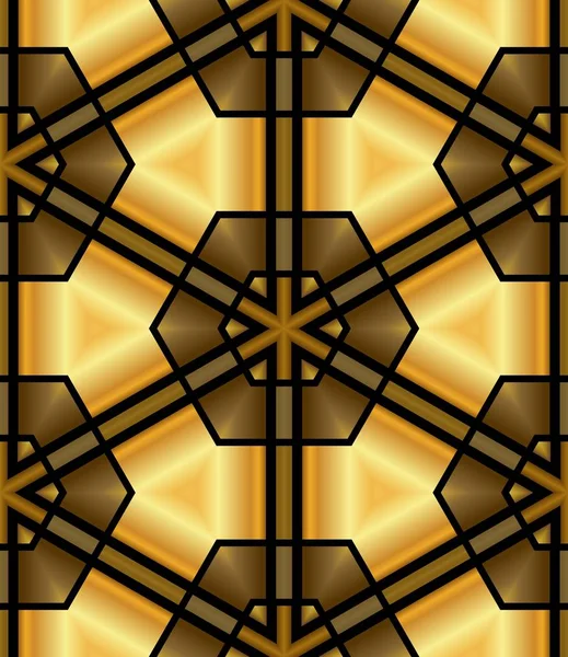 Abstract Modern Geometrical Golden Patterned Background — Stock Photo, Image