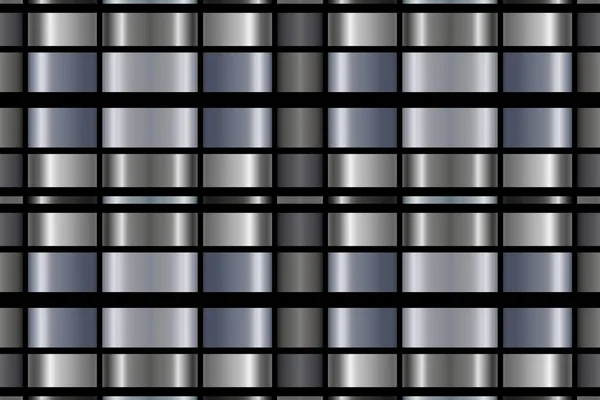 Abstrakt Modern Silver Geometriskt Mönstrad Bakgrund — Stockfoto