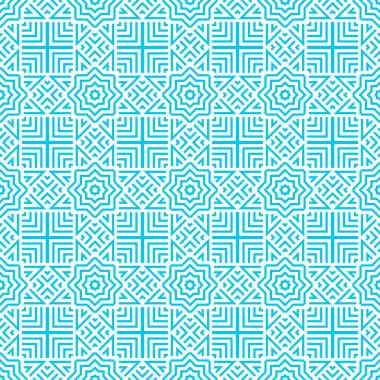 Arka plan olarak soyut geometrik turkuaz desen  