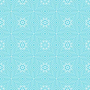 Arka plan olarak soyut geometrik turkuaz desen  