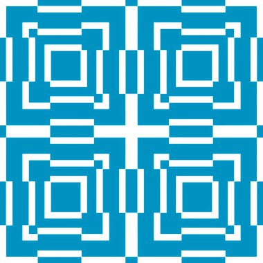 Arka plan olarak soyut geometrik turkuaz desen  