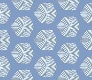 Arka plan olarak soyut geometrik mavi desen  