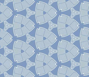 Arka plan olarak soyut geometrik mavi desen  