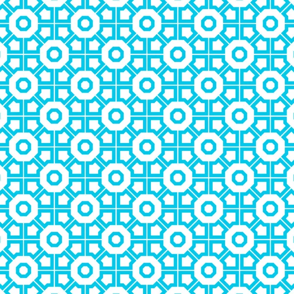 Abstracte Geometrische Turkoois Patroon Als Achtergrond — Stockfoto