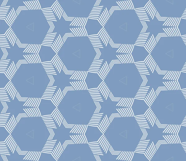 Abstract Geometrisch Blauw Patroon Als Achtergrond — Stockfoto