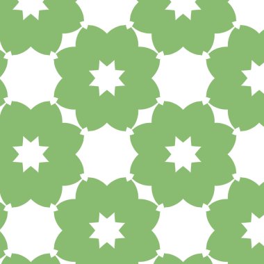 Modern soyut desen arka plan beyaz ve yeşil