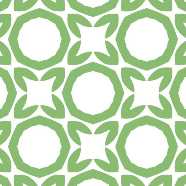 Modern soyut desen arka plan beyaz ve yeşil