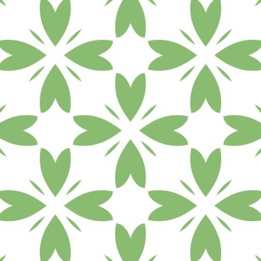 Modern soyut desen arka plan beyaz ve yeşil