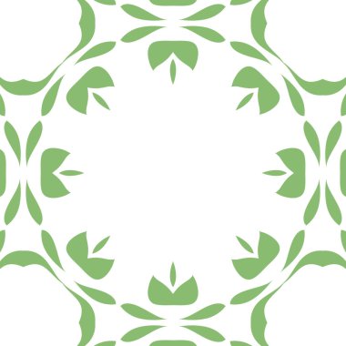 Modern soyut desen arka plan beyaz ve yeşil