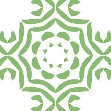 Modern soyut desen arka plan beyaz ve yeşil