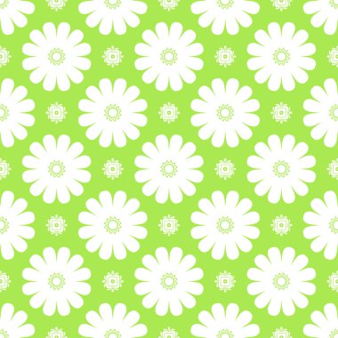 Modern soyut desen arka plan beyaz ve yeşil