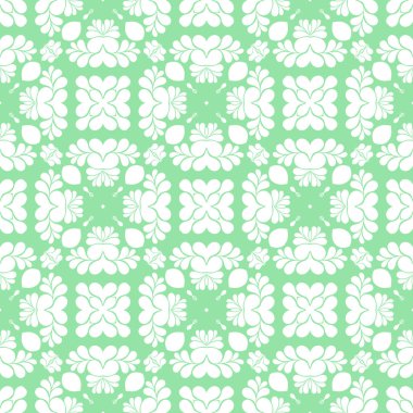 Modern soyut desen arka plan beyaz ve yeşil