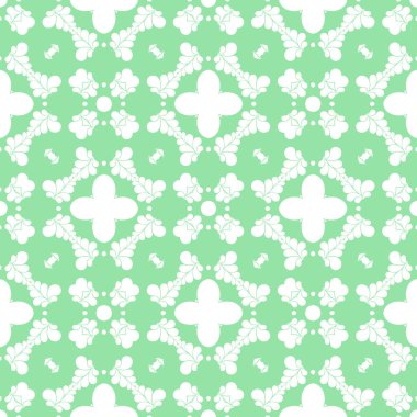 Modern soyut desen arka plan beyaz ve yeşil