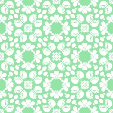 Modern soyut desen arka plan beyaz ve yeşil