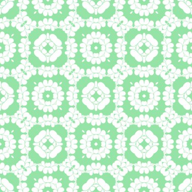 Modern soyut desen arka plan beyaz ve yeşil