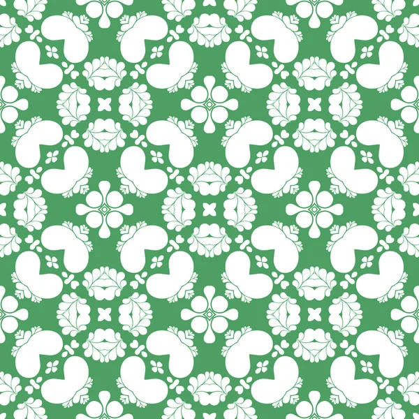 Modern Abstract Pattern Background White Green — Stock Photo, Image