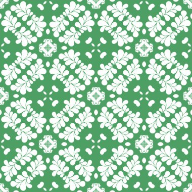 Modern soyut desen arka plan beyaz ve yeşil