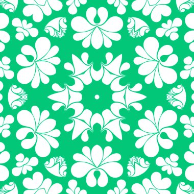 Modern soyut desen arka plan beyaz ve yeşil