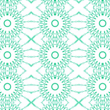 Modern soyut desen arka plan beyaz ve yeşil