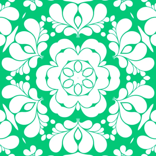 Σύγχρονο Αφηρημένο Μοτίβο Φόντο Λευκό Και Πράσινο — Φωτογραφία Αρχείου