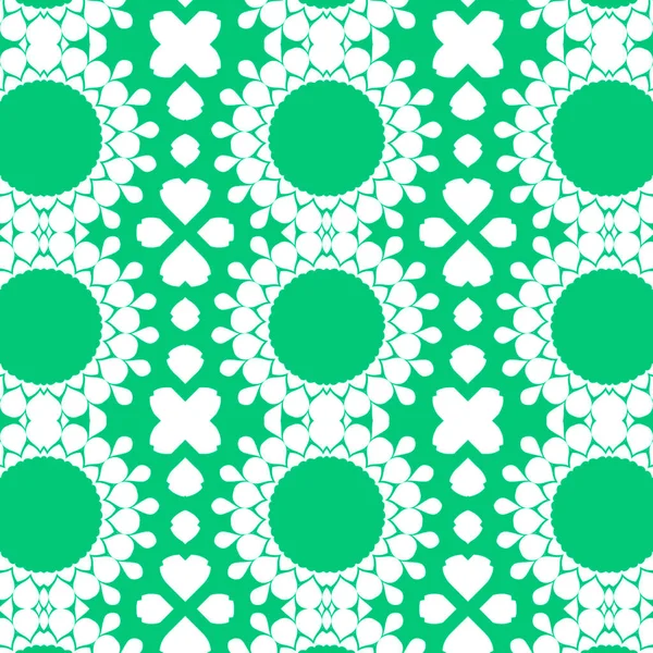 Modern Abstract Pattern Background White Green — Stock Photo, Image