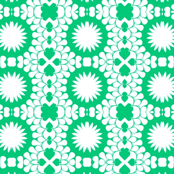 Patrón Abstracto Moderno Fondo Blanco Verde — Foto de Stock