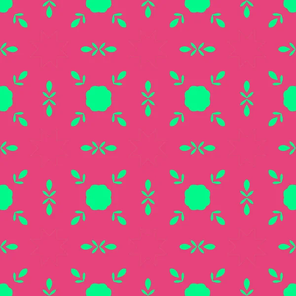 Motif Abstrait Moderne Fond Rose Vert — Photo