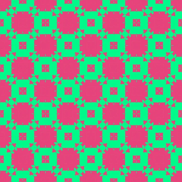 现代抽象图案背景粉红色和绿色 — 图库照片