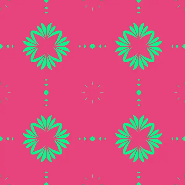 Moderne Abstracte Patroon Achtergrond Roze Groen — Stockfoto