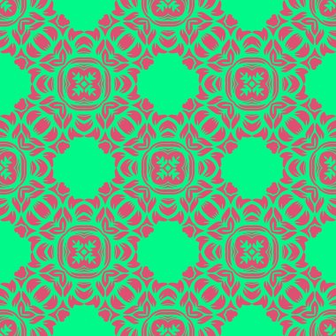 Modern soyut desen arka plan pembe ve yeşil