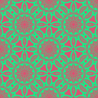 Modern soyut desen arka plan pembe ve yeşil