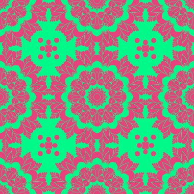 Modern soyut desen arka plan pembe ve yeşil