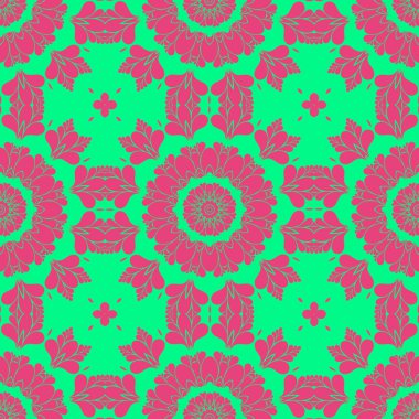 Modern soyut desen arka plan pembe ve yeşil