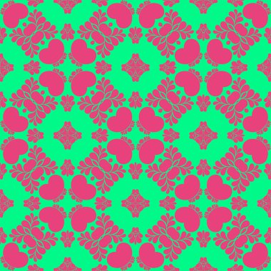 Modern soyut desen arka plan pembe ve yeşil