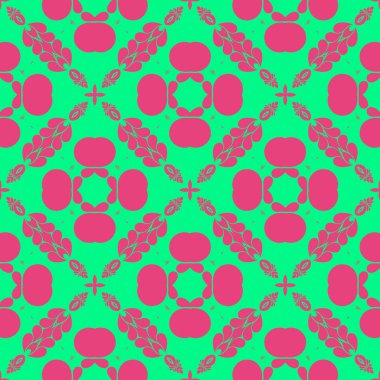 Modern soyut desen arka plan pembe ve yeşil