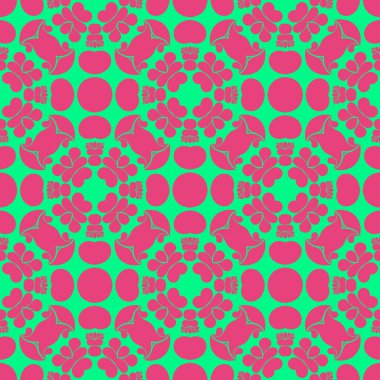 Modern soyut desen arka plan pembe ve yeşil