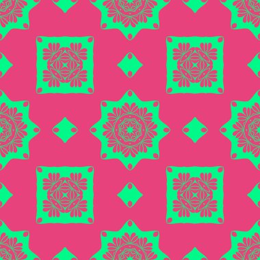 Modern soyut desen arka plan pembe ve yeşil