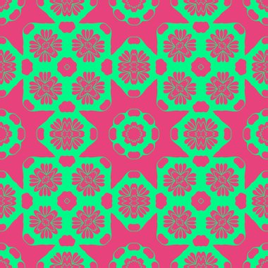 Modern soyut desen arka plan pembe ve yeşil