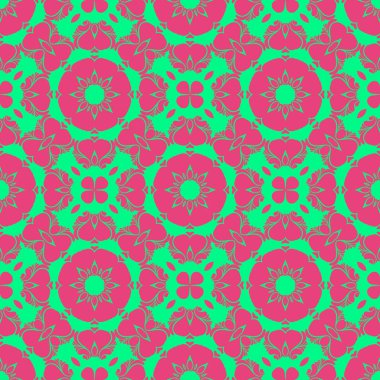 Modern soyut desen arka plan pembe ve yeşil