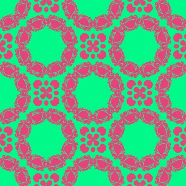 Modern soyut desen arka plan pembe ve yeşil