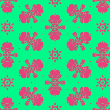 Modern soyut desen arka plan pembe ve yeşil